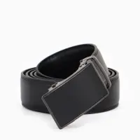 Ремень муж 07-01-03-03 Июнь2501, 3,7*0,3*140 см, Великан, мелкий флотер, пр автомат, черный   109036