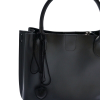 Портупея с кулоном &laquo;Сердечко&raquo; кожа, трансформер, чёрная, 150 см