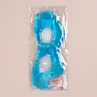 Маска для лица гидрогелевая, охлаждающая/согревающая, 23 &times; 10 &times; 0,5 см, цвет синий