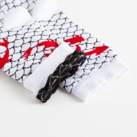 Носки MINAKU &laquo;Рыбки&raquo;, цвет чёрный, размер 38-39 (25 см)