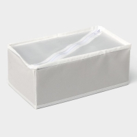 Органайзер для хранения белья LaDо́m, 8 ячеек, 24&times;14&times;10 см, цвет серый