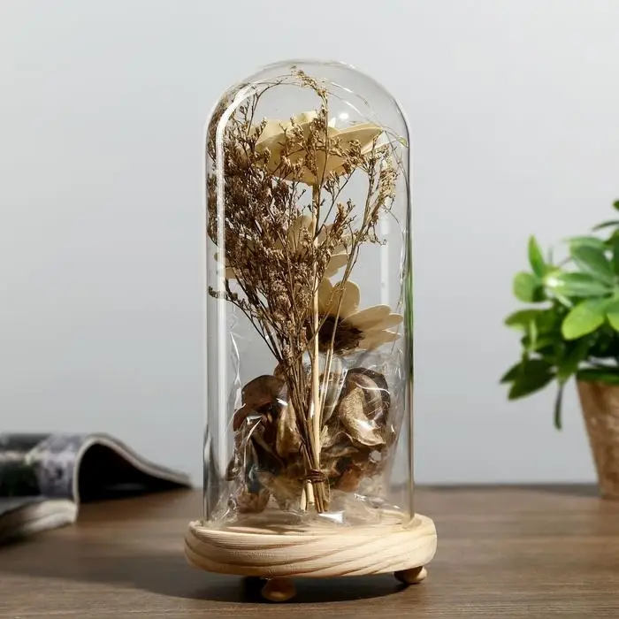 Ночник "Колба с букетом" LED 3ААА 22,5х9,5х11 см RISALUX