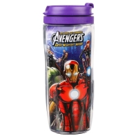 Термостакан детский со вставкой, 350 мл &laquo;Супер-герои&raquo;, Мстители