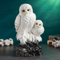 Копилка для денег &laquo;Совы полярные&raquo;, полистоун, 20&times;18&times;33 см