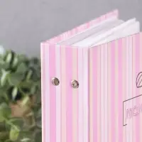 Фотоальбом 200 фото 10X15см, "Три пуговки", розовый, ПП карм.