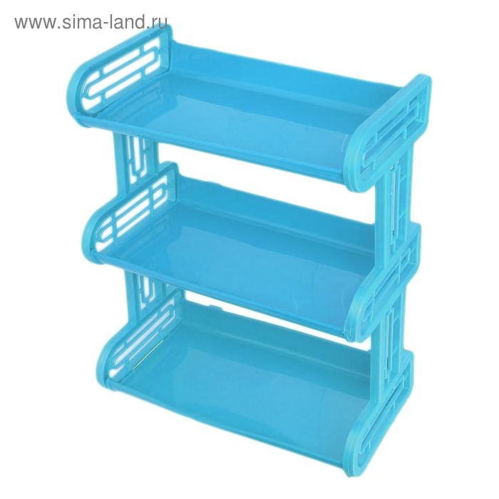 Полка навесная 3-х ярусная, 32&times;17.2&times;42 см, МИКС