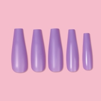 Накладные ногти &laquo;Цветной фейерверк&raquo;, 100 шт, форма балерина, в контейнере, разноцветные