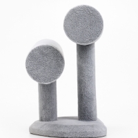 Подставка для часов, браслетов, двухуровневая, сердце, 26&times;11&times;18 см, d=5 см, цвет серый