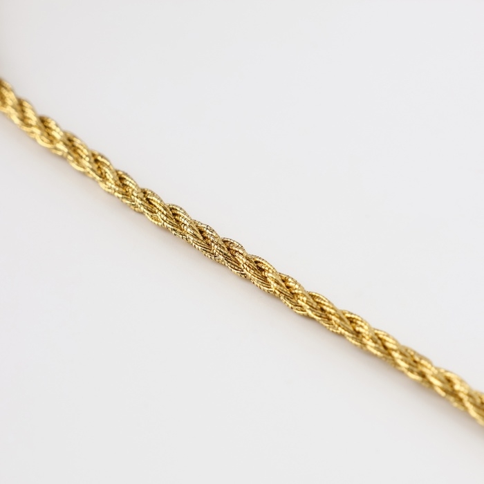 Нить для плетения, d = 4 мм, 15 ± 1 м, цвет золотой Нить для плетения, d = 4 мм, 15 ± 1 м, цвет золотой