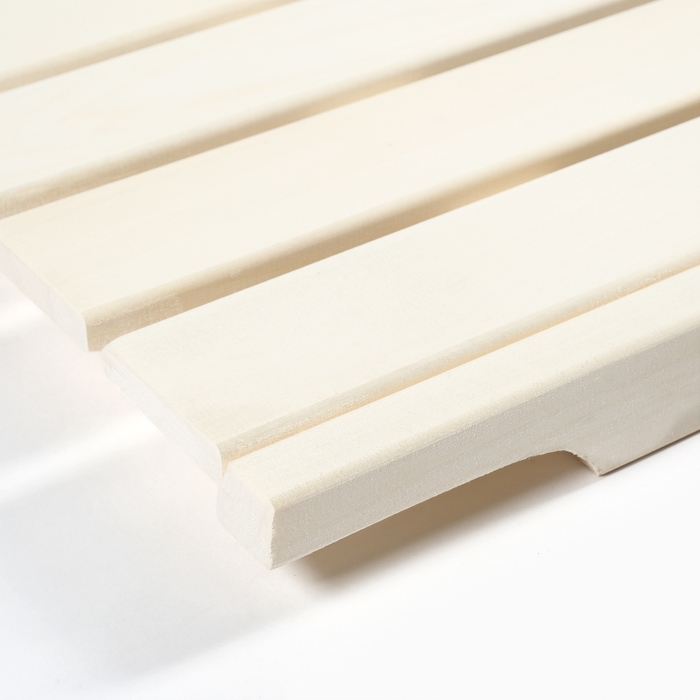 Сидушка на ванну из липы, 70х35х5 см