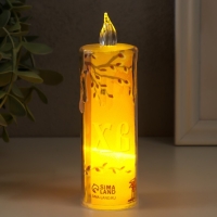 Ночник "Свеча" (Верба) 3хLR1130 3,8х3,8х12см Ночник "Свеча" (Верба) 3хLR1130 3,8х3,8х12см