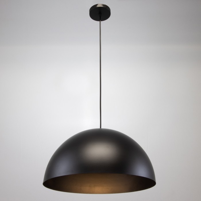 Люстра BayerLux &laquo;Баркас&raquo;, E27, 1&times;40 Вт, чёрная, подвес, 39&times;39&times;100 см