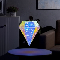 Светодиодная фигура &laquo;Бриллиант&raquo; 25 &times; 30 &times; 25 см, пластик, 220 В, свечение белое