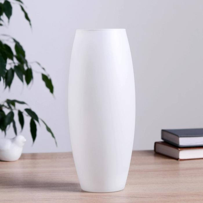 Ваза Ваза "Белая" матовая, d-7,5см 10х26см