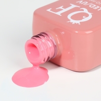 Гель лак для ногтей &laquo;SIMPLE&raquo;, 3-х фазный, 10 мл, LED/UV, цвет розовый (133)