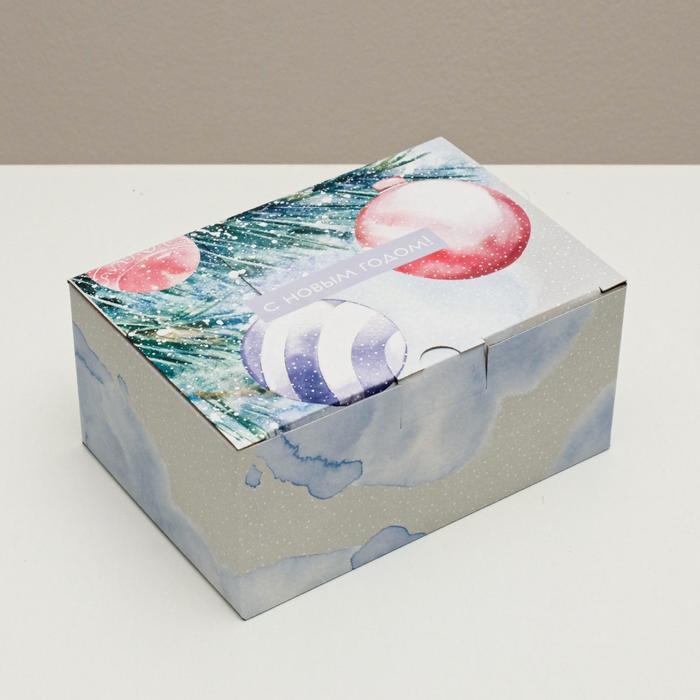 Коробка подарочная новогодняя складная &laquo;Уютного Нового года&raquo;, 22 х 15 х 10 см, Новый год