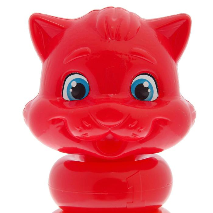 Пирамидка 7 колец «Котик» Пирамидка 7 колец «Котик»