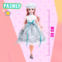 Кукла модная шарнирная &laquo;Мира&raquo; в платье
