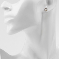 Набор 6 предметов: 5 пар серьги,1 браслет &laquo;Сердце&raquo;, цвет белый в золоте