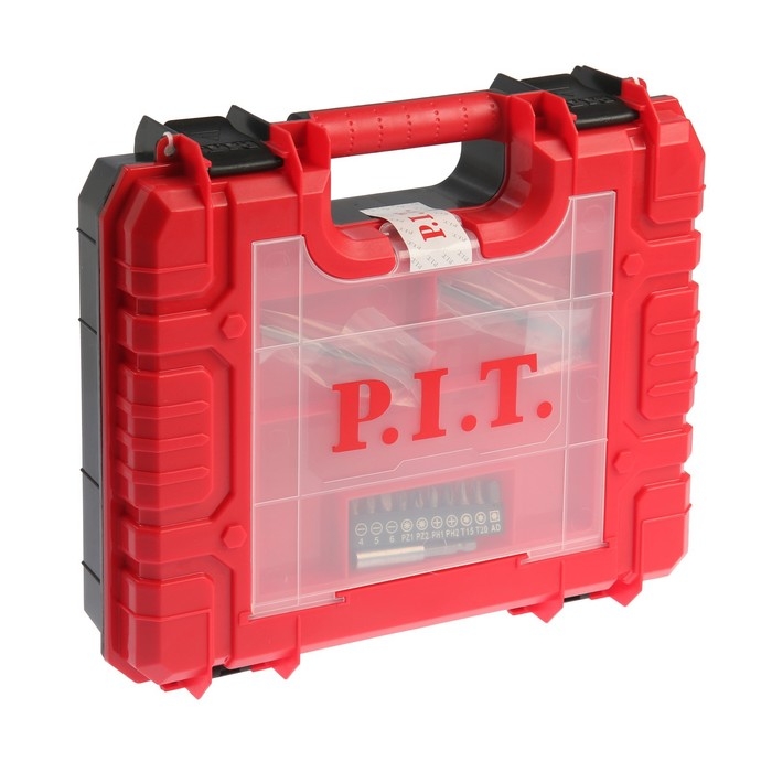 Дрель-шуруповерт P.I.T. PSR18-D3, 20 В, 350/1350 об/мин, 2х1.5 Ач, Li-ion, 30 Нм, кейс