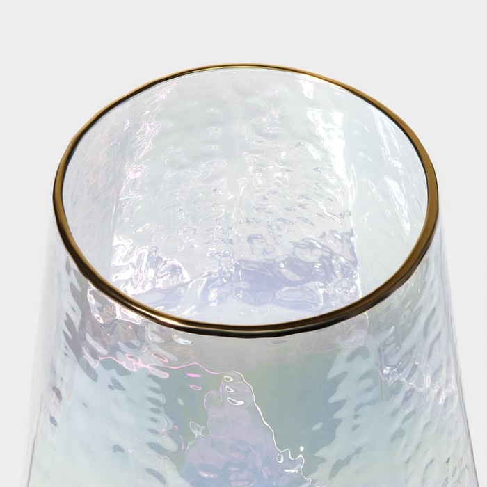 Набор бокалов для вина стеклянный Magistro &laquo;Дарио&raquo;, 500 мл, 7,3&times;25 см, 2 шт, цвет перламутровый