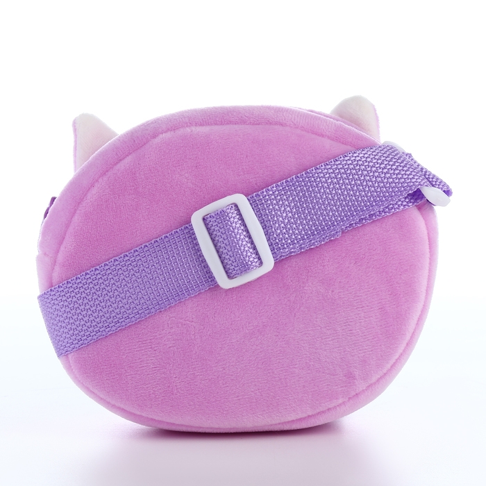 Сумка детская на молнии «Выбражулька», цвет сиреневый Сумка детская на молнии «Выбражулька», цвет сиреневый