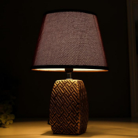 Лампа настольная 16444/1BR E14 40вт бронза 22х22х34 см RISALUX