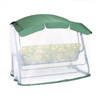 Качели садовые "Мадрид", 209 х 127 х 166 см, макс. нагрузка 220 кг, цвет зеленый Качели садовые "Мадрид", 209 х 127 х 166 см, макс. нагрузка 220 кг, цвет зеленый