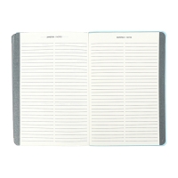 Еженедельник датир 2025г мягк обл иск кож А5 80л ESCALADA, бл тис, кр бл 70 г/м², синий Еженедельник датир 2025г мягк обл иск кож А5 80л ESCALADA, бл тис, кр бл 70 г/м², синий