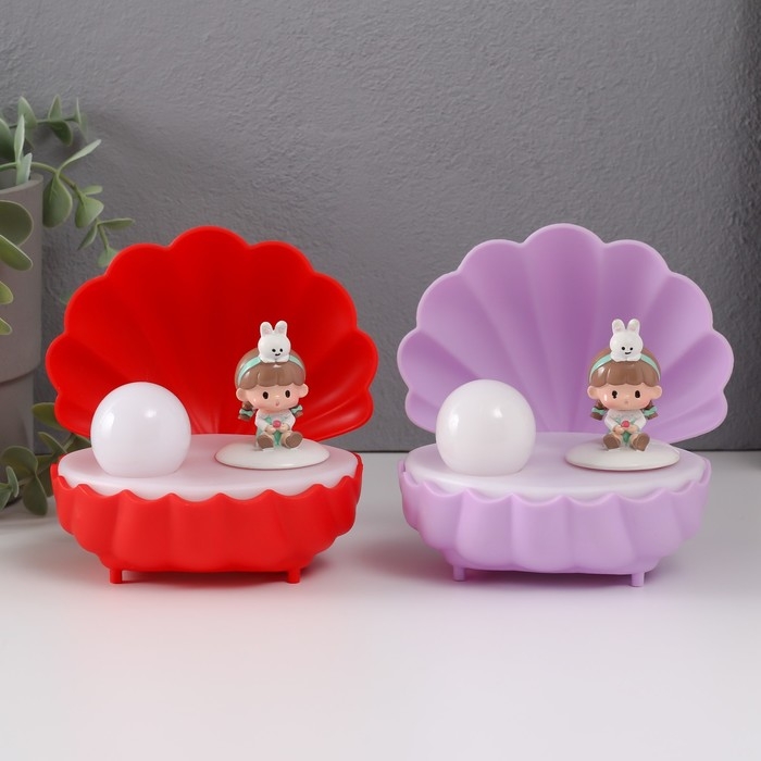 Сувенир пластик свет Сувенир пластик свет "Малыш в ракушке" МИКС 11,5х10х11,5 см