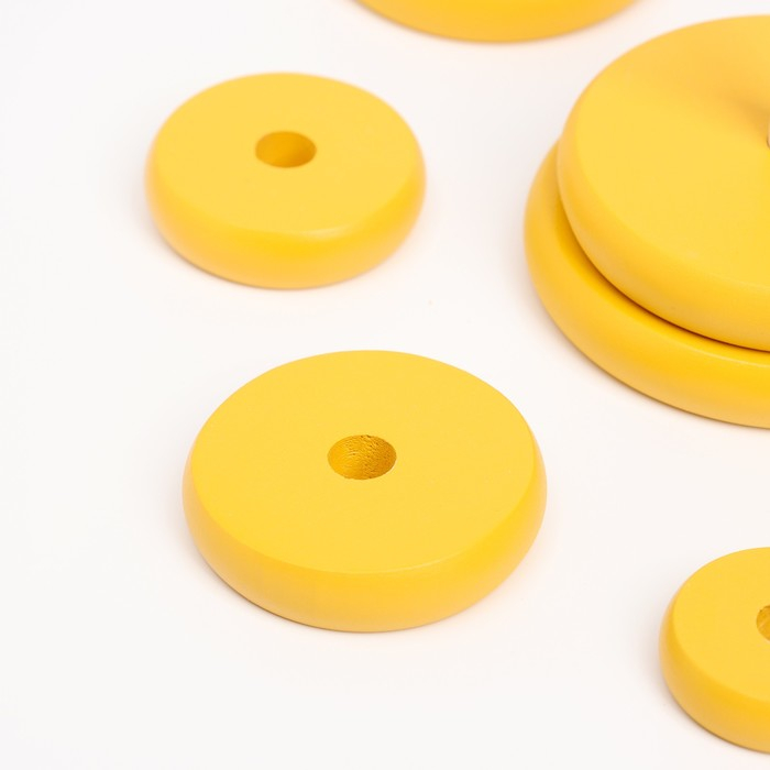 Пирамидка &laquo;Жёлтая&raquo;, 8 деталей