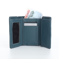 Кошелёк женский на магнитах, цвет голубой Кошелёк женский на магнитах, цвет голубой