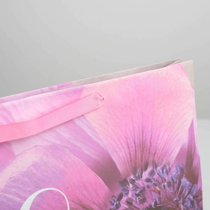 Пакет подарочный крафтовый горизонтальный, упаковка, &laquo;Волшебный праздник&raquo;, L 40 х 31 х 11.5 см