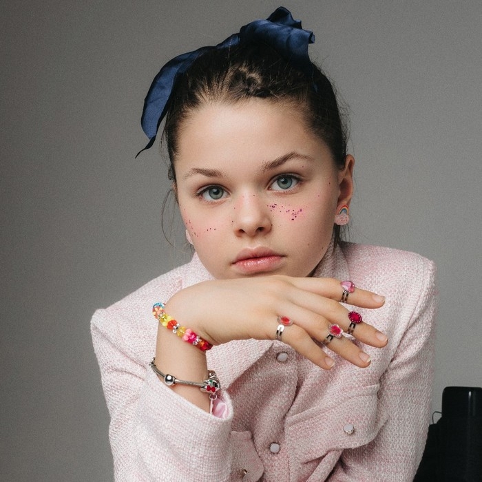 Набор клипс детских (3 пары) &laquo;Выбражулька&raquo; радужное настроение, цветной