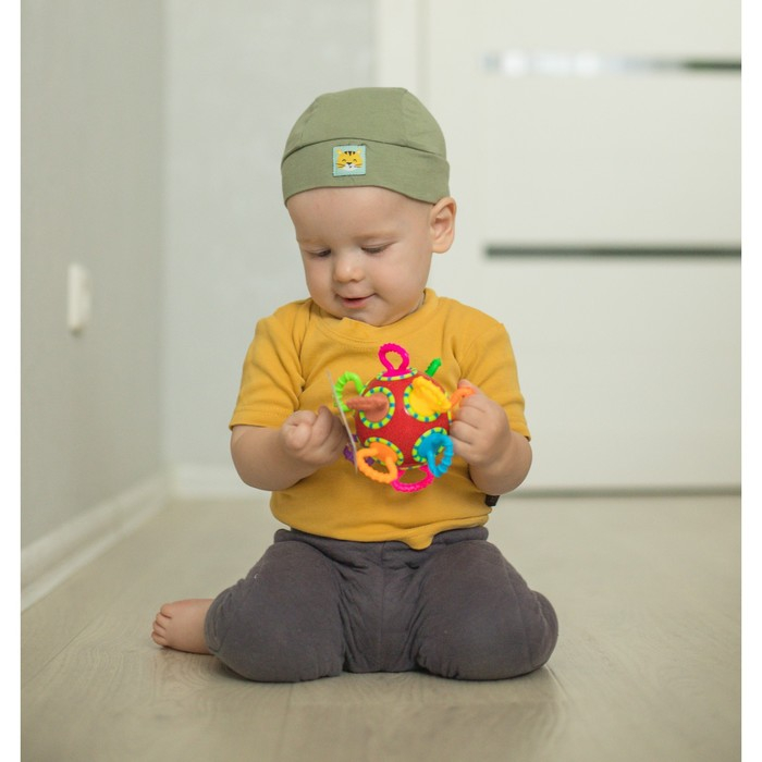 Развивающая игрушка - погремушка, &laquo;Шар - трещотка&raquo;, погремушка, цвет МИКС, Крошка Я