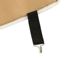 Накидка на переднее сиденье, натуральная шерсть, короткий ворс, белый Накидка на переднее сиденье, натуральная шерсть, короткий ворс, белый