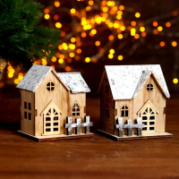 Световой декор настольный &laquo;Домики&raquo; 9,5 см, МИКС