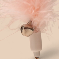 Игрушка-неваляшка "Перьевой взрыв" для кошек, 20 см, голубая Игрушка-неваляшка "Перьевой взрыв" для кошек, 20 см, голубая