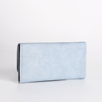 Кошелёк женский на кнопке, цвет голубой Кошелёк женский на кнопке, цвет голубой