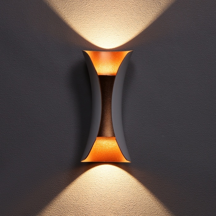 Светильник фасадный &laquo;Элегант&raquo;, FSD-090, 6 Вт, 3000К, IP65, 220 В, металл, бело-золотистый