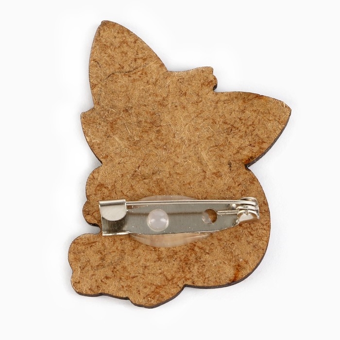 Значок новогодний &laquo;Новый год: Талисман на исполнение желаний&raquo;, 3,2 х 4,4 см