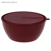 Салатник с крышкой &laquo;Fiesta&raquo;, 5 л, цвет микс