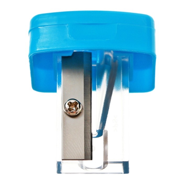 Точилка 1 отверстие с контейнером Berlingo Точилка 1 отверстие с контейнером Berlingo "Fuze", пластик, микс