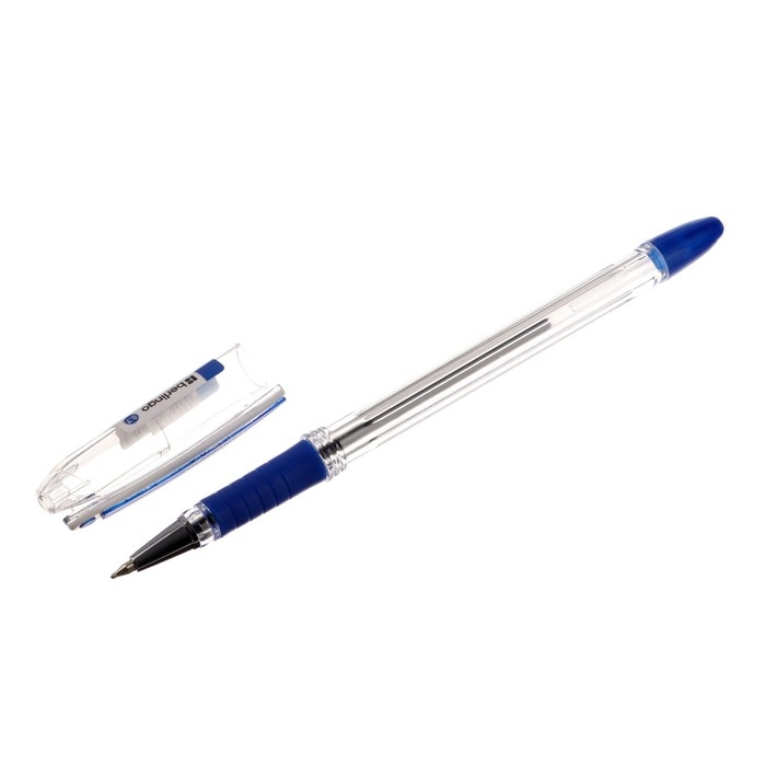 Ручка шариковая I-15, узел 0.7 мм, чернила синие, грип