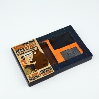 Подарочный набор &laquo;Праздник каждый день&raquo;: камни для виски, портсигар