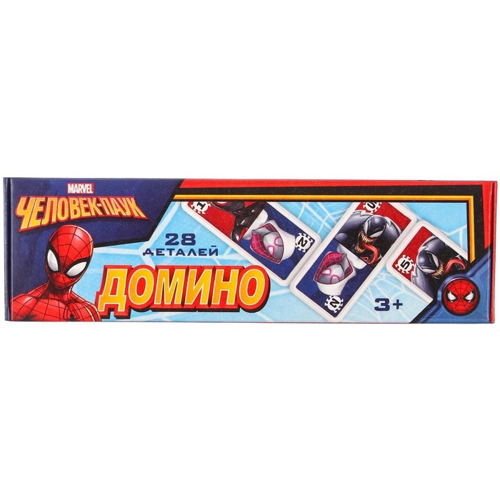 Домино &laquo;Человек-паук&raquo;, пластик, 28 деталей