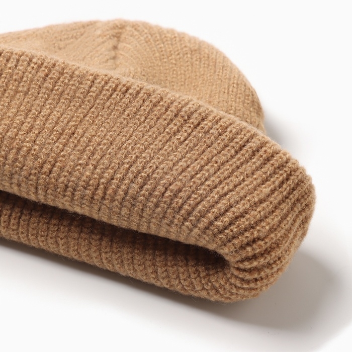 Шапка женская MINAKU, цвет бежевый, р-р 56-58 Шапка женская MINAKU, цвет бежевый, р-р 56-58