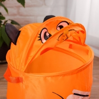 Корзина для хранения игрушек «Мишка» с ручками, 33.7х33.7х55 см Корзина для хранения игрушек «Мишка» с ручками, 33.7х33.7х55 см