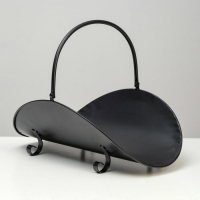 Дровница 49*30см, цвет чёрный Дровница 49*30см, цвет чёрный