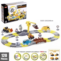 Автотрек &laquo;Стройка&raquo;, гибкий, 115 деталей